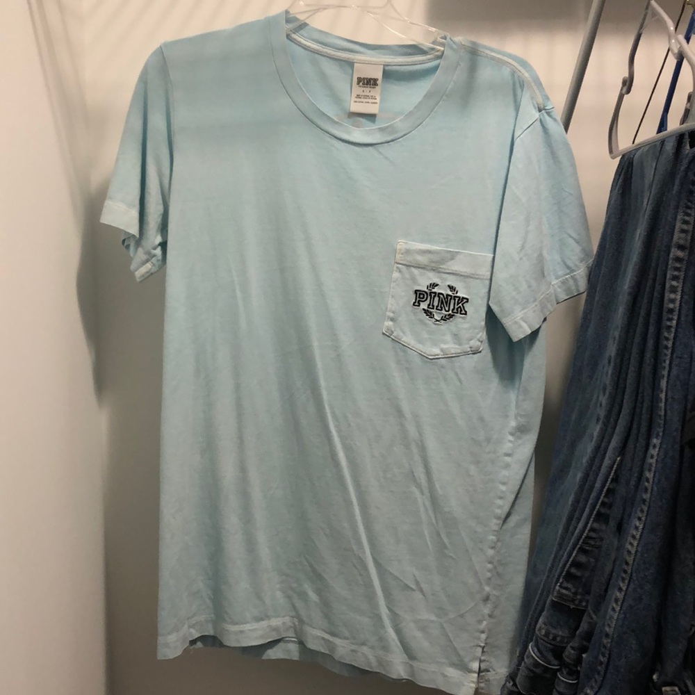 Victoria’s Secret pink shirt